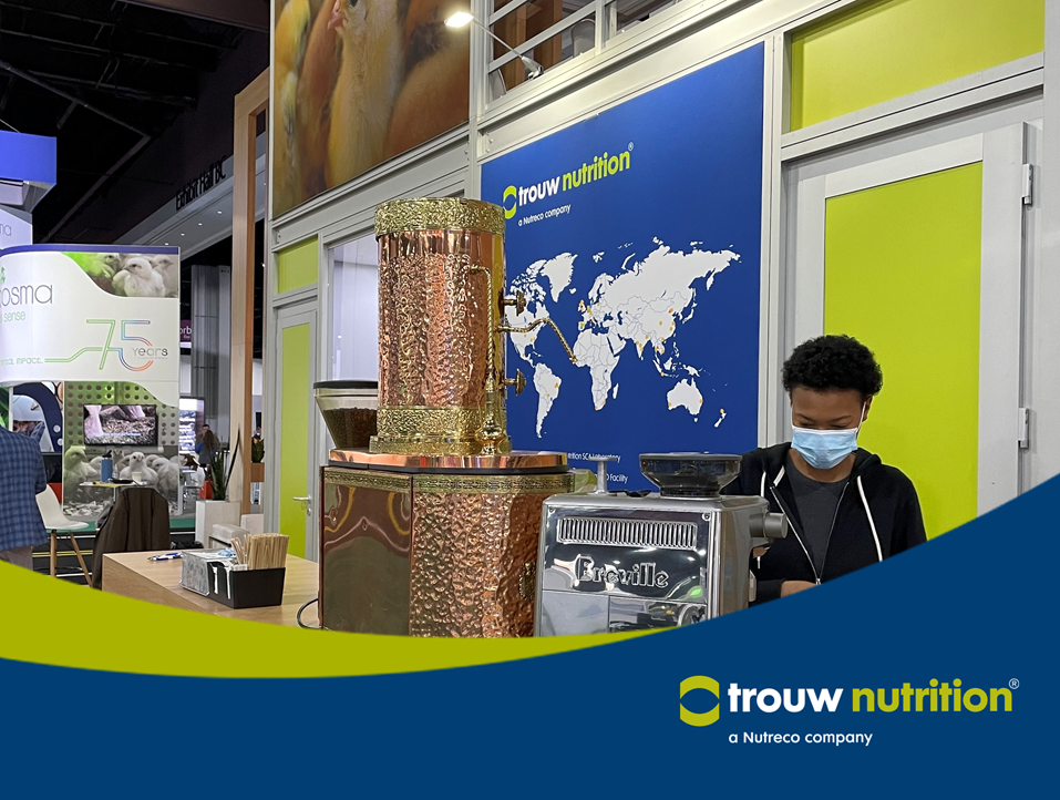 IPPE 2022- Coffee station Trouw Nutrition Stand