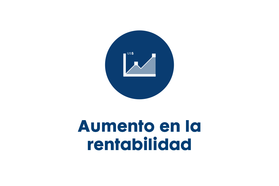 Aumento en la rentabilidad